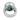 Wempe GIA 10.48 carat Colombian emerald diamond 18k white gold cocktail ring Rings Wempe