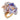 Oscar Heyman GIA Ceylon no heat sapphire diamond 18k gold cocktail ring Rings Oscar Heyman
