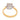 GIA 3.02 carat old mine cut diamond 18k two tone gold engagement ring Rings Jack Weir & Sons