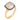 GIA 5.03 carat old mine cut diamond 18k yellow gold collet engagement ring Rings Jack Weir & Sons