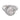 Mid Century GIA 1.51 carat old mine cut diamond platinum swirl ring Rings Jack Weir & Sons