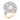 Belle Epoque French GIA 3.04 carat old mine cut diamond 18k gold cluster ring Rings Jack Weir & Sons