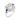 GIA 3.02 carat old mine cut diamond sapphire 18k white gold engagement ring Rings Jack Weir & Sons