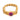 Italian vintage pink tourmaline 18k yellow gold link ring - Mens Rings Jack Weir & Sons