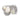 Art Deco GIA old cut diamond pearl bypass platinum ring Rings Jack Weir & Sons