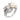 Art Deco GIA old cut diamond pearl bypass platinum ring Rings Jack Weir & Sons