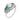 Art Deco GIA 1.19 carat old mine cut diamond emerald platinum engagement ring Rings Jack Weir & Sons