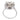 Vintage GIA 1.03 carat old mine cut diamond cluster 18k white gold ring Rings Jack Weir & Sons