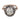 Victorian GIA 3.65 carat old mine cut diamond 14k yellow gold cluster ring