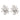 Mid Century 7.20 carat diamond platinum cluster earrings Earrings Jack Weir & Sons