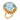 Vintage 14.00 carat aquamarine 14k yellow gold cocktail ring Rings Jack Weir & Sons