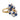 Vintage diamond sapphire 18k gold two tone cocktail ring Rings Jack Weir & Sons