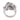 Mid Century amethyst diamond platinum cocktail ring Rings Jack Weir & Sons