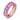 Contemporary 15.00 carat pink sapphire 14k rose gold eternity band Rings Jack Weir & Sons