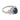 Vintage GIA 3.83 carat sapphire diamond platinum ring Rings Jack Weir & Sons
