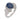 Vintage GIA 3.83 carat sapphire diamond platinum ring Rings Jack Weir & Sons