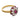 Vintage ruby diamond 18k gold cluster ring Rings Jack Weir & Sons