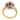 Vintage ruby diamond 18k gold cluster ring Rings Jack Weir & Sons