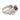 Retro ruby diamond 18k white gold cocktail ring Rings Jack Weir & Sons