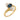 Vintage sapphire diamond 18k yellow gold ring Rings Jack Weir & Sons