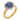 Edwardian English GIA 2.45 carat no heat sapphire diamond 22k yellow gold ring Rings Jack Weir & Sons