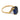 Vintage GIA 6.09 carat no heat sapphire diamond 18k yellow gold ring Jack Weir & Sons