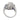 Art Deco old cut diamond sapphire navette platinum ring Rings Jack Weir & Sons