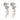 Mid Century diamond pearl 18k white gold clip-on drop earrings Earrings Jack Weir & Sons