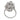 French Mid Century 4.90 carat old mine cut diamond 18k gold cocktail ring