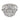 Vintage 3.00 carat round brilliant cut diamond 18k white gold cluster ring Rings Jack Weir & Sons