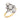 Edwardian diamond 18k yellow gold platinum ring Rings Jack Weir & Sons