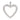 Vintage 1.00 carat diamond 14K white gold heart pendant