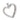 Vintage 1.00 carat diamond 14K white gold heart pendant