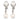 Vintage pearl diamond 14k white gold drop earrings Earrings Jack Weir & Sons