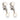 Vintage pearl diamond 14k white gold drop earrings Earrings Jack Weir & Sons
