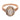 Victorian GIA 1.01 carat diamond 14k rose gold cluster engagement ring Rings Jack Weir & Sons