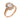Victorian GIA 1.01 carat diamond 14k rose gold cluster engagement ring Rings Jack Weir & Sons