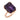 Victorian 8.00 carat amethyst 9k rose gold cocktail ring