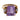 Retro 6.30 carat amethyst diamond 18k rose gold and silver ring