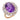 Victorian 11.40 carat amethyst diamond 18k yellow gold cluster ring Rings Jack Weir & Sons