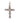 Victorian 4.00 carat old cut diamond diamond 18k gold and silver cross pendant