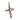 Victorian 4.00 carat old cut diamond diamond 18k gold and silver cross pendant