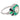 Art Deco style 2.05 carat diamond emerald onyx platinum engagement ring