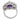 Mid Century amethyst diamond platinum cocktail ring