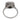 Art Deco style 1.68 carat old European cut diamond onyx emerald platinum ring