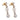 Edwardian diamond 18k yellow gold platinum dangle earrings