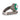 Vintage diamond emerald platinum snake ring - Mens Rings Jack Weir & Sons