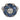 Art deco style diamond sapphire platinum ring