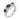 Tiffany & Co. French amethyst 18k white gold three stone ring Rings Tiffany & Co.