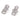Chimento diamond 18k white gold earrings Earrings Chimento